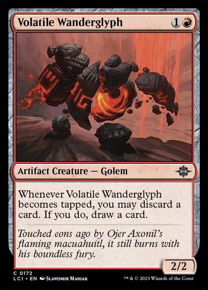 Volatile Wanderglyph — The Lost Caverns of Ixalan (LCI) #172