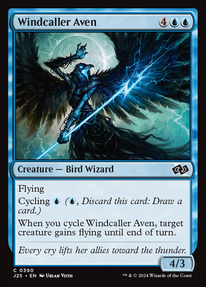 Windcaller Aven — Foundations Jumpstart (J25) #390
