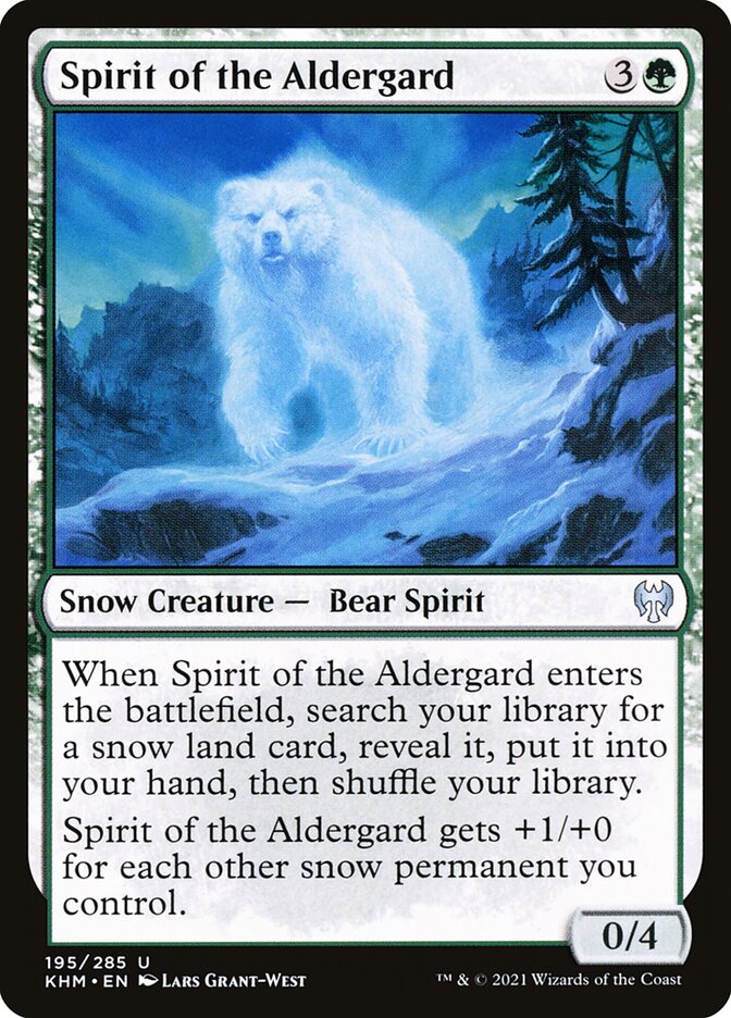 Spirit of the Aldergard — Kaldheim (KHM) #195