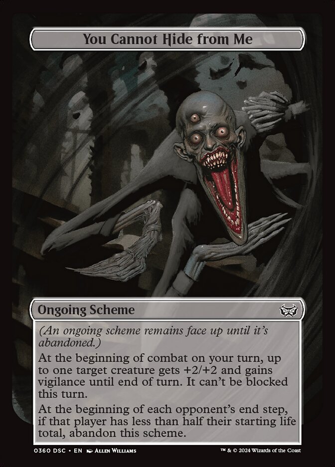 You Cannot Hide from Me — Duskmourn: House of Horror Commander (DSC) #360