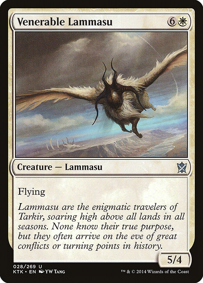 Venerable Lammasu — Khans of Tarkir (KTK) #28