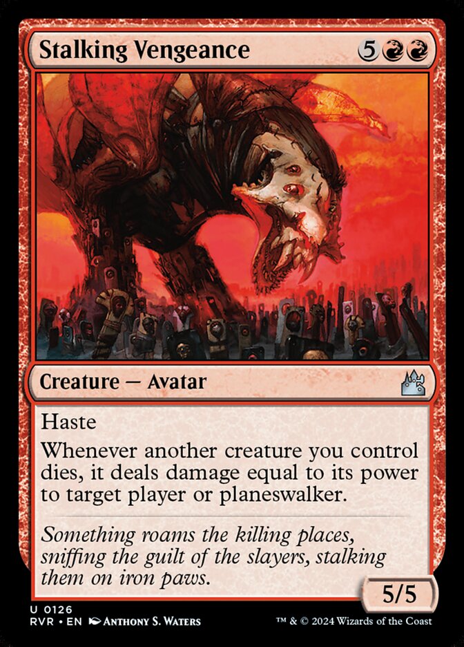 Stalking Vengeance — Ravnica Remastered (RVR) #126