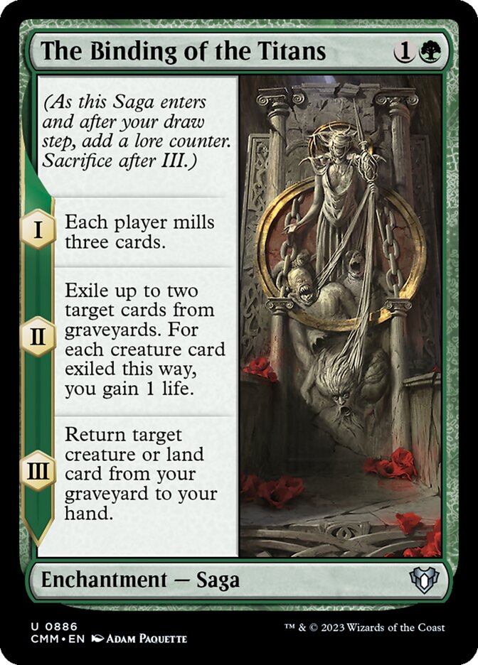The Binding of the Titans — Commander Masters (CMM) #886