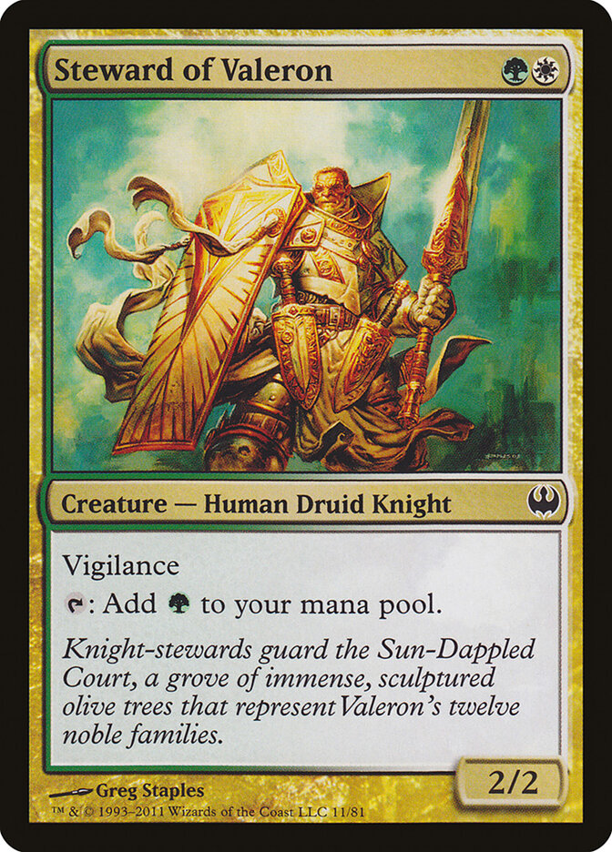 Steward of Valeron — Duel Decks: Knights vs. Dragons (DDG) #11