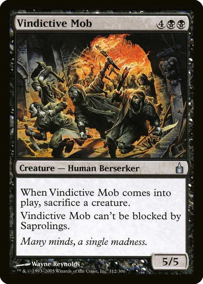 Vindictive Mob — Ravnica: City of Guilds (RAV) #112