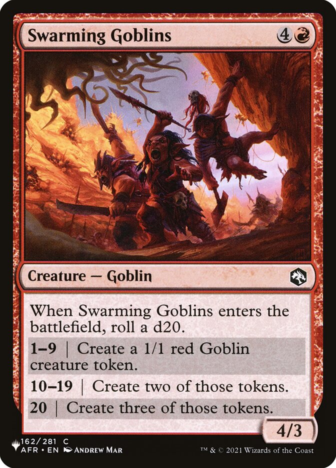 Swarming Goblins — The List (PLST) #AFR-162