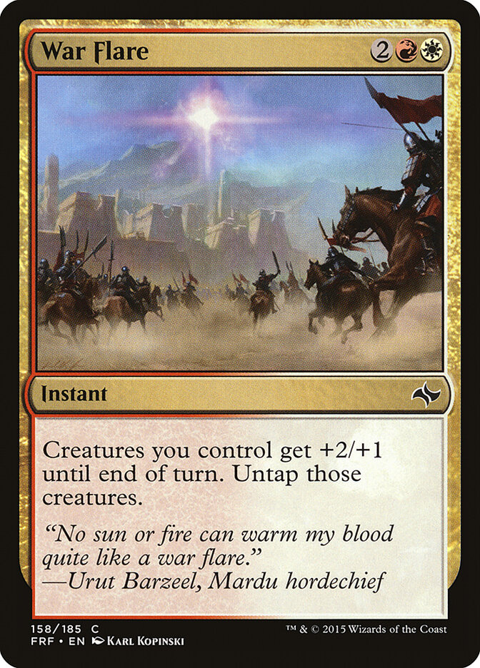 War Flare — Fate Reforged (FRF) #158