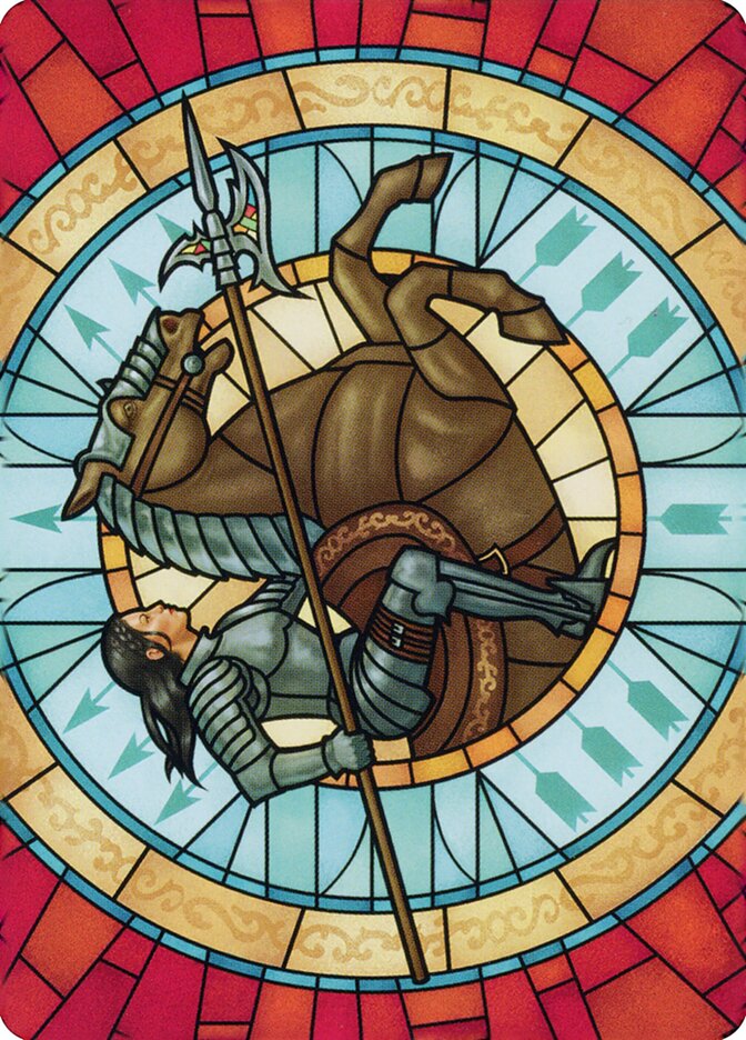 Tori D'Avenant, Fury Rider // Tori D'Avenant, Fury Rider — Dominaria United Art Series (ADMU) #78