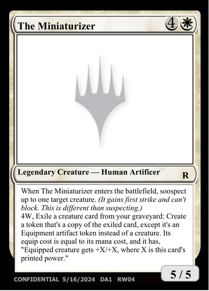 The Miniaturizer — Unknown Event (UNK) #RW04d