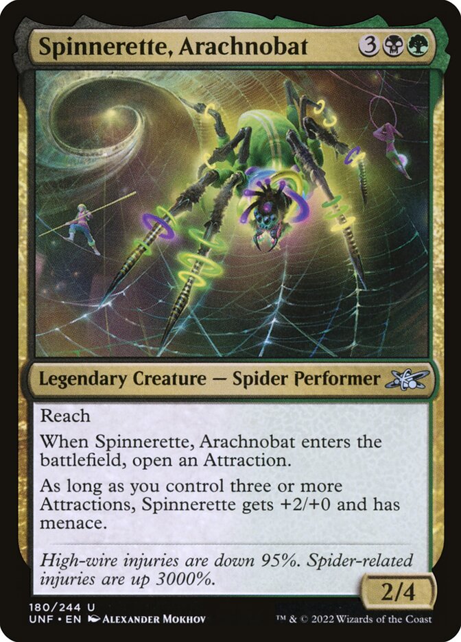 Spinnerette, Arachnobat — Unfinity (UNF) #180