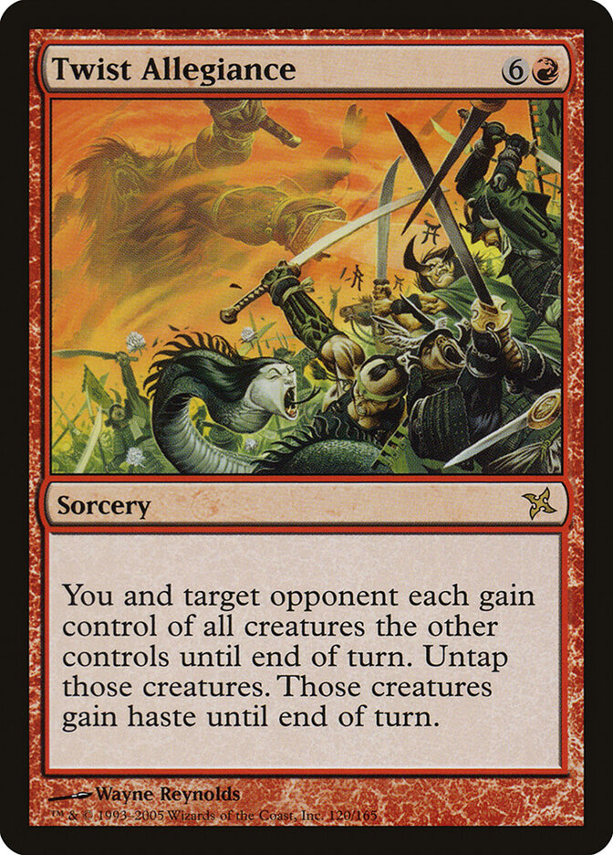 Twist Allegiance — Betrayers of Kamigawa (BOK) #120