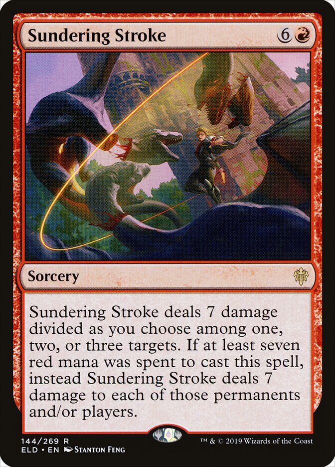 Sundering Stroke — Throne of Eldraine (ELD) #144
