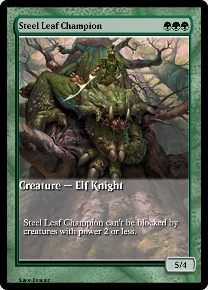 Steel Leaf Champion — Magic Online Promos (PRM) #68045