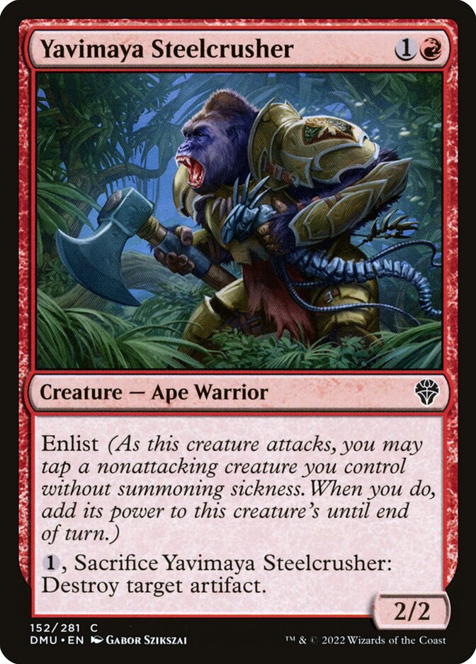 Yavimaya Steelcrusher — Dominaria United (DMU) #152