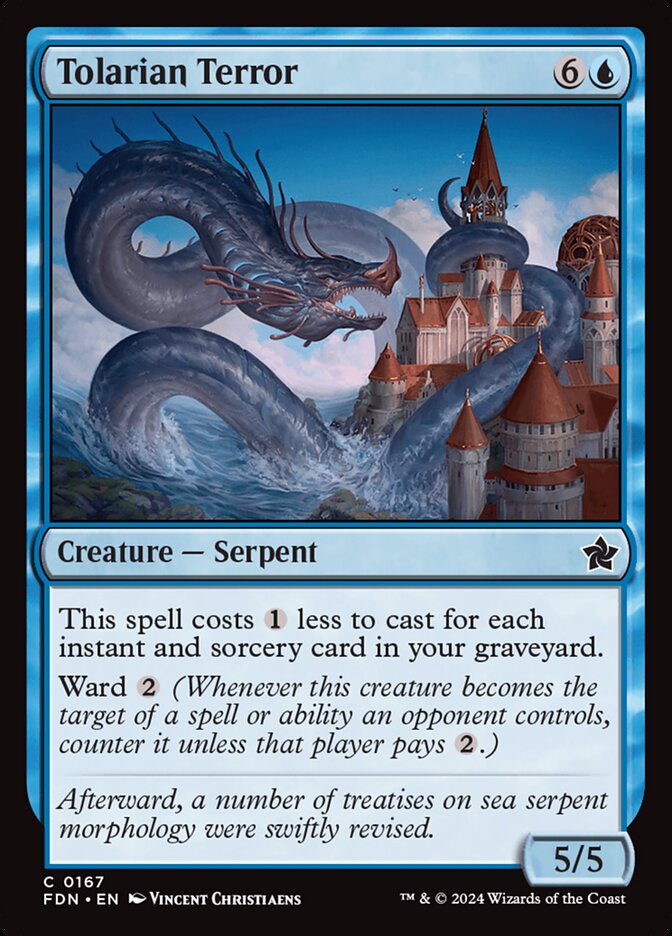 Tolarian Terror — Foundations (FDN) #167