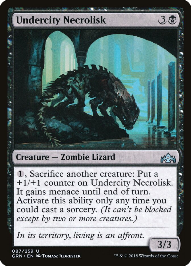 Undercity Necrolisk — Guilds of Ravnica (GRN) #87