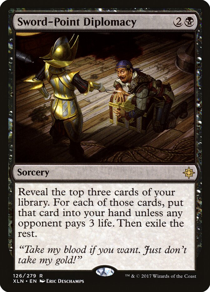 Sword-Point Diplomacy — Ixalan (XLN) #126