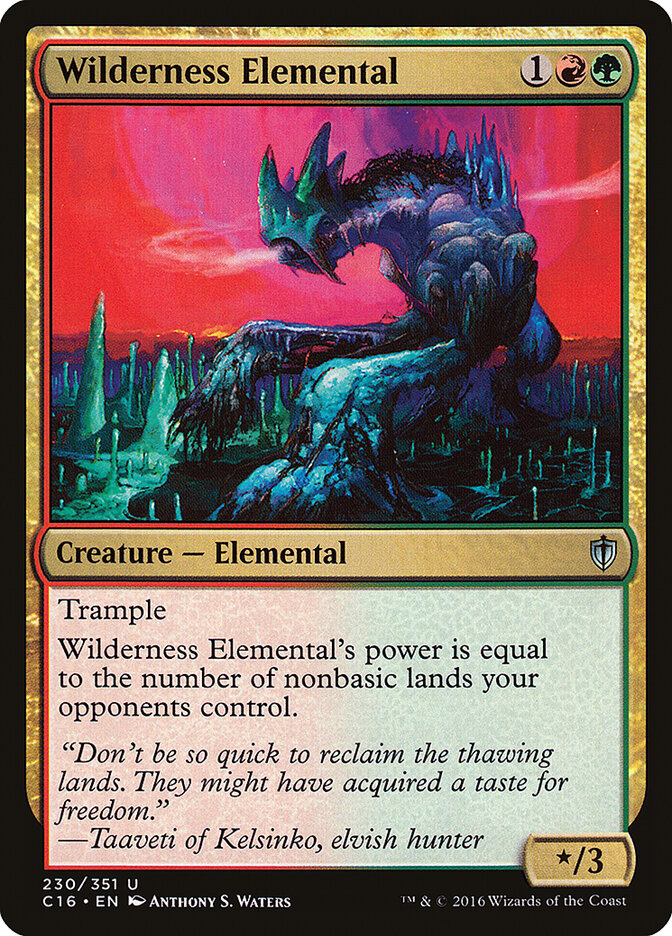 Wilderness Elemental — Commander 2016 (C16) #230