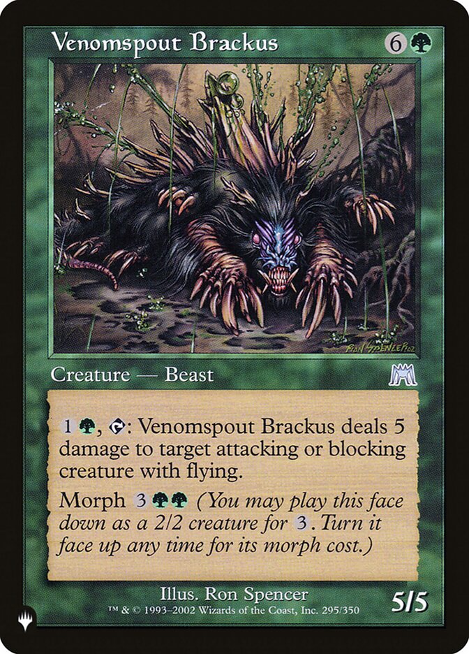 Venomspout Brackus — The List (PLST) #ONS-295