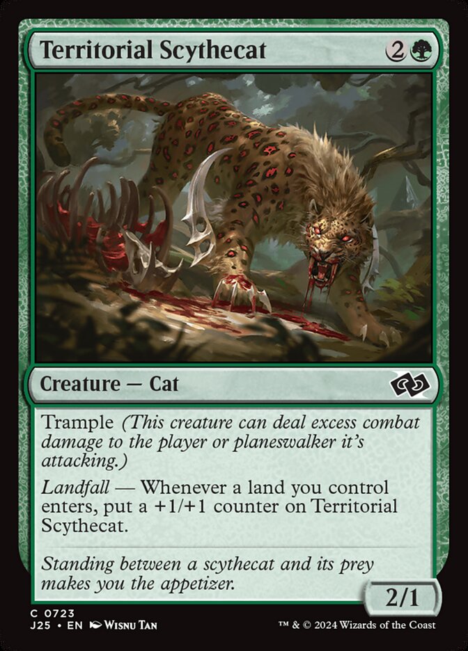 Territorial Scythecat — Foundations Jumpstart (J25) #723