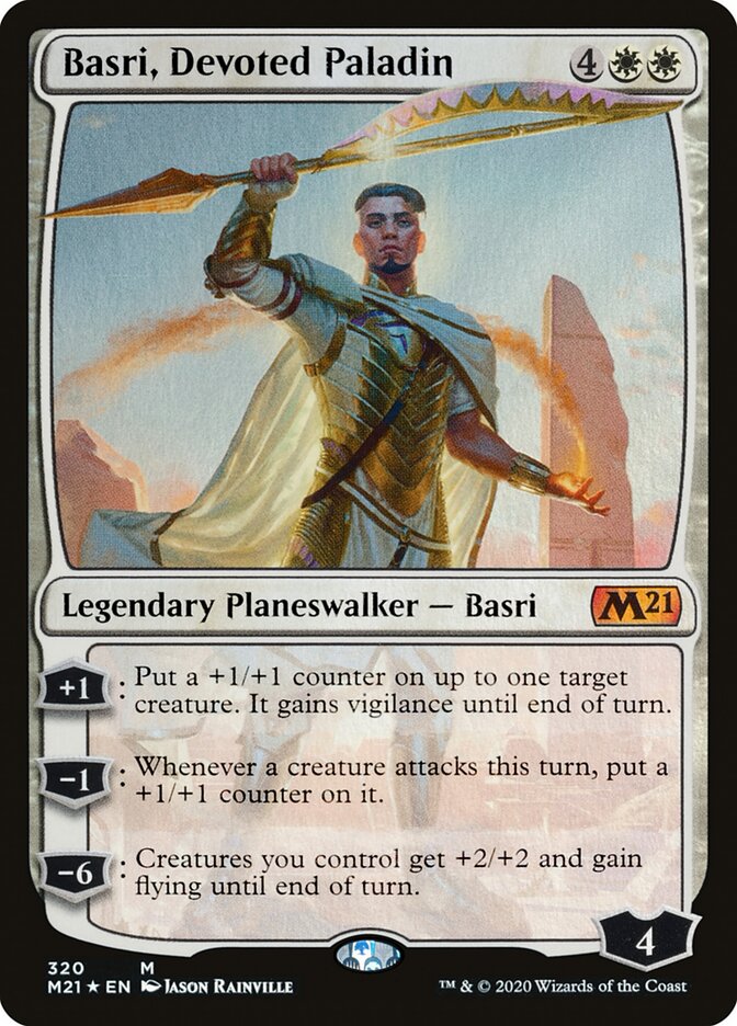Basri, Devoted Paladin — Core Set 2021 (M21) #320