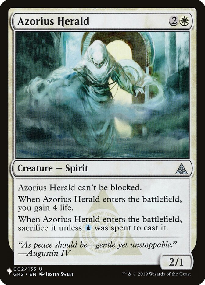Azorius Herald — The List (PLST) #GK2-2