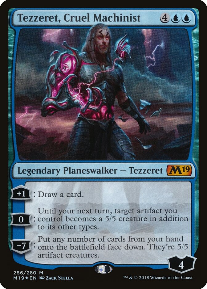 Tezzeret, Cruel Machinist — Core Set 2019 (M19) #286