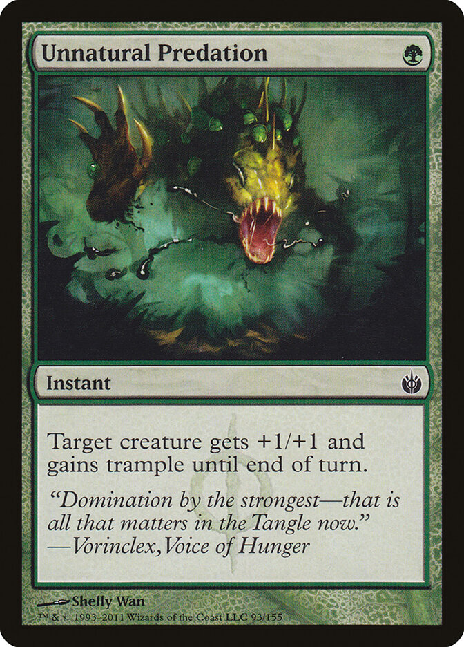 Unnatural Predation — Mirrodin Besieged (MBS) #93