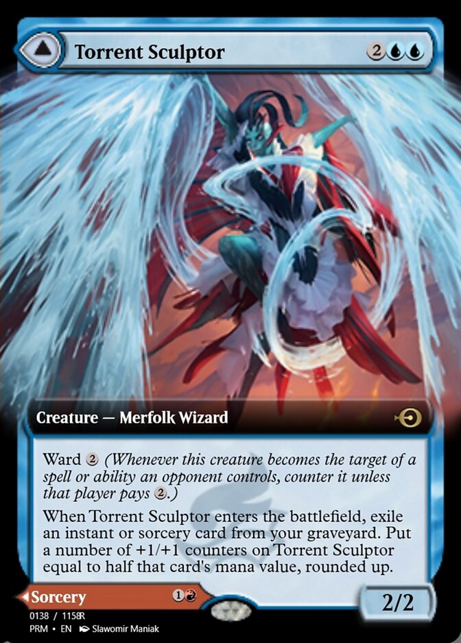 Torrent Sculptor // Flamethrower Sonata — Magic Online Promos (PRM) #90248
