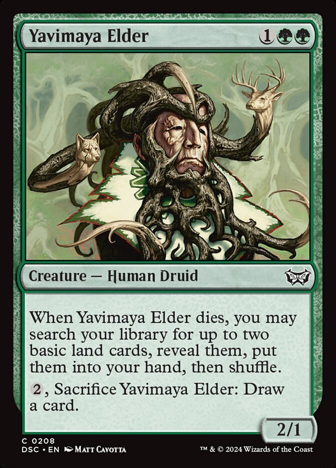 Yavimaya Elder — Duskmourn: House of Horror Commander (DSC) #208
