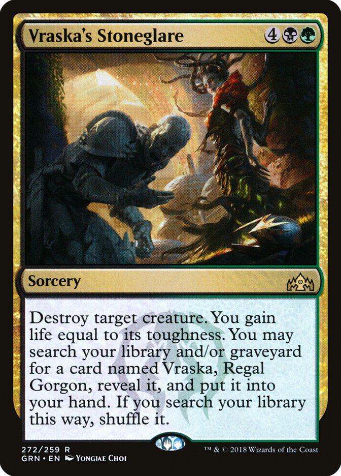 Vraska's Stoneglare — Guilds of Ravnica (GRN) #272