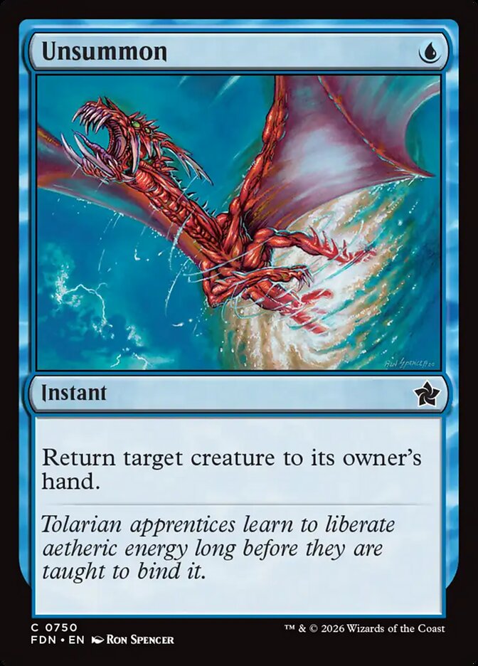 Unsummon — Foundations (FDN) #750