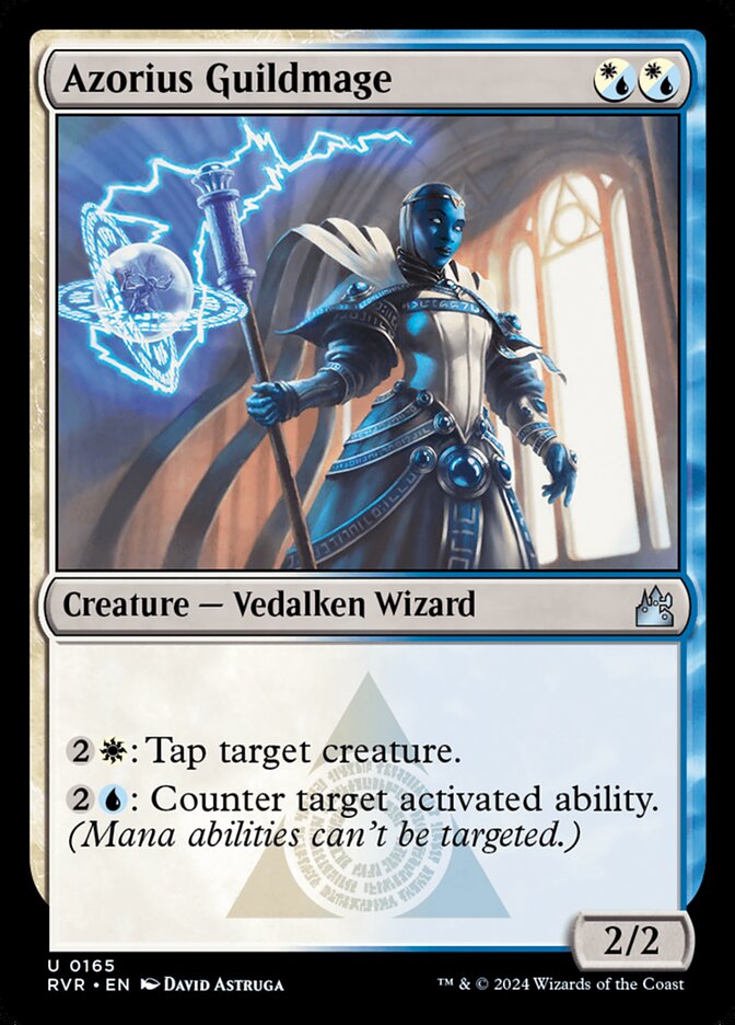 Azorius Guildmage — Ravnica Remastered (RVR) #165
