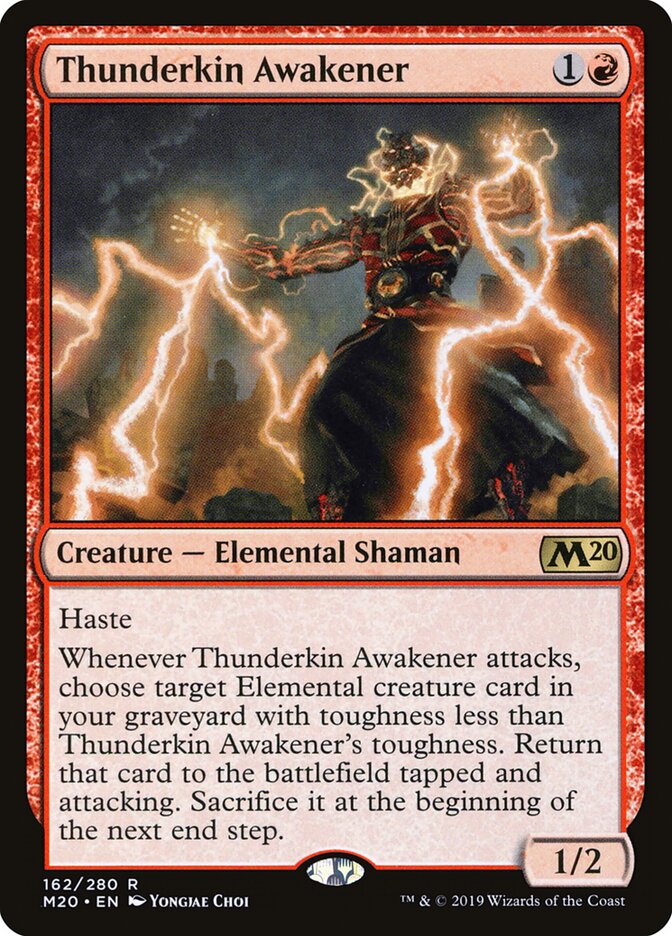 Thunderkin Awakener — Core Set 2020 (M20) #162