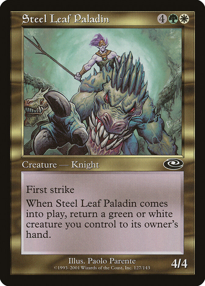 Steel Leaf Paladin — Planeshift (PLS) #127