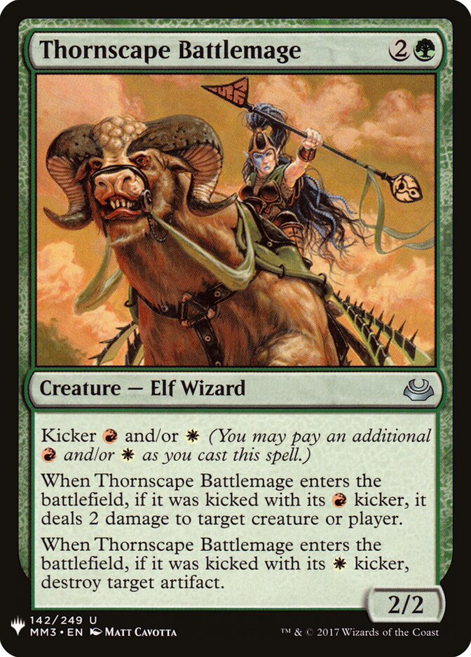 Thornscape Battlemage — The List (PLST) #MM3-142