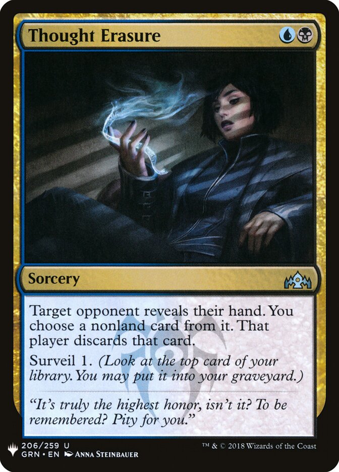 Thought Erasure — The List (PLST) #GRN-206