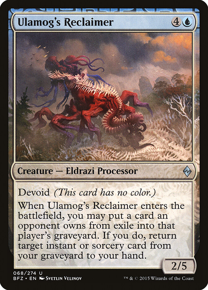 Ulamog's Reclaimer — Battle for Zendikar (BFZ) #68