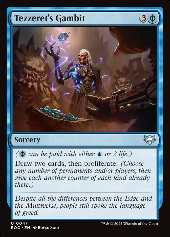 Tezzeret's Gambit — Edge of Eternities Commander (EOC) #47