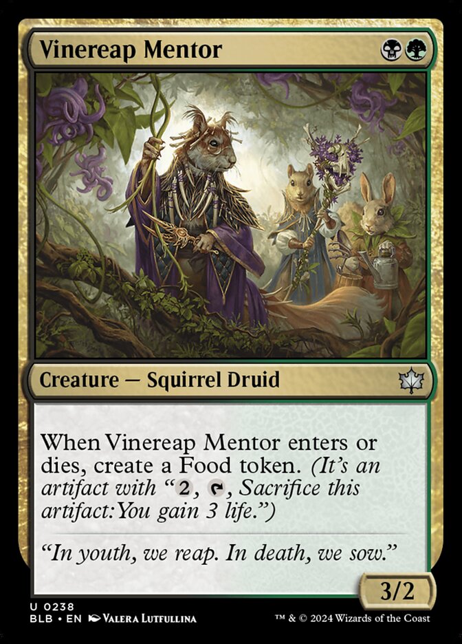 Vinereap Mentor — Bloomburrow (BLB) #238
