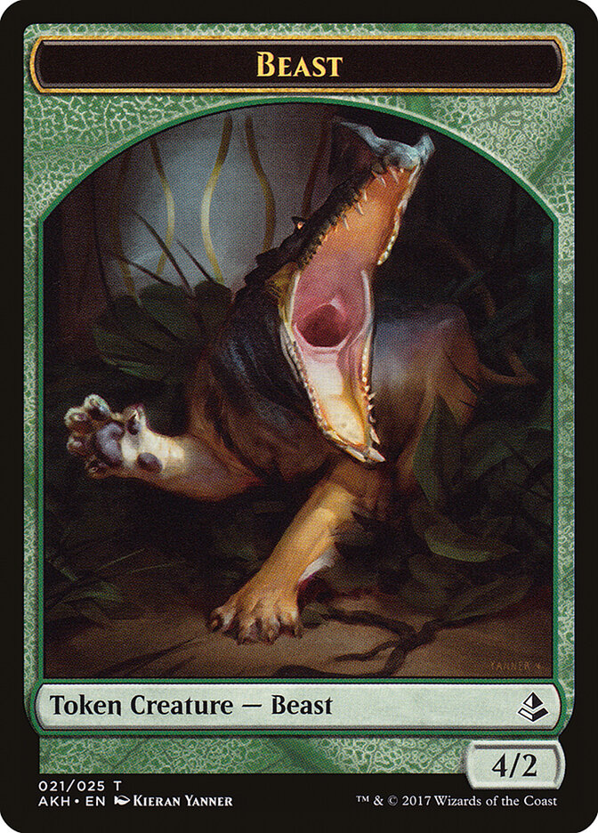 Beast — Amonkhet Tokens (TAKH) #21