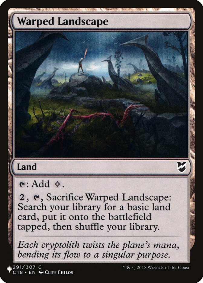 Warped Landscape — The List (PLST) #C18-291