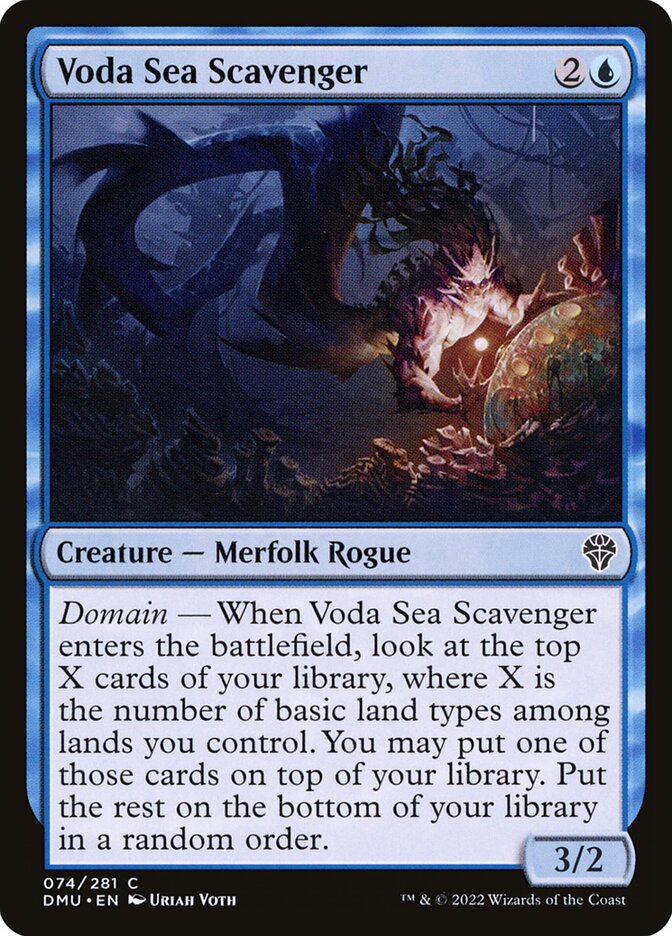 Voda Sea Scavenger — Dominaria United (DMU) #74