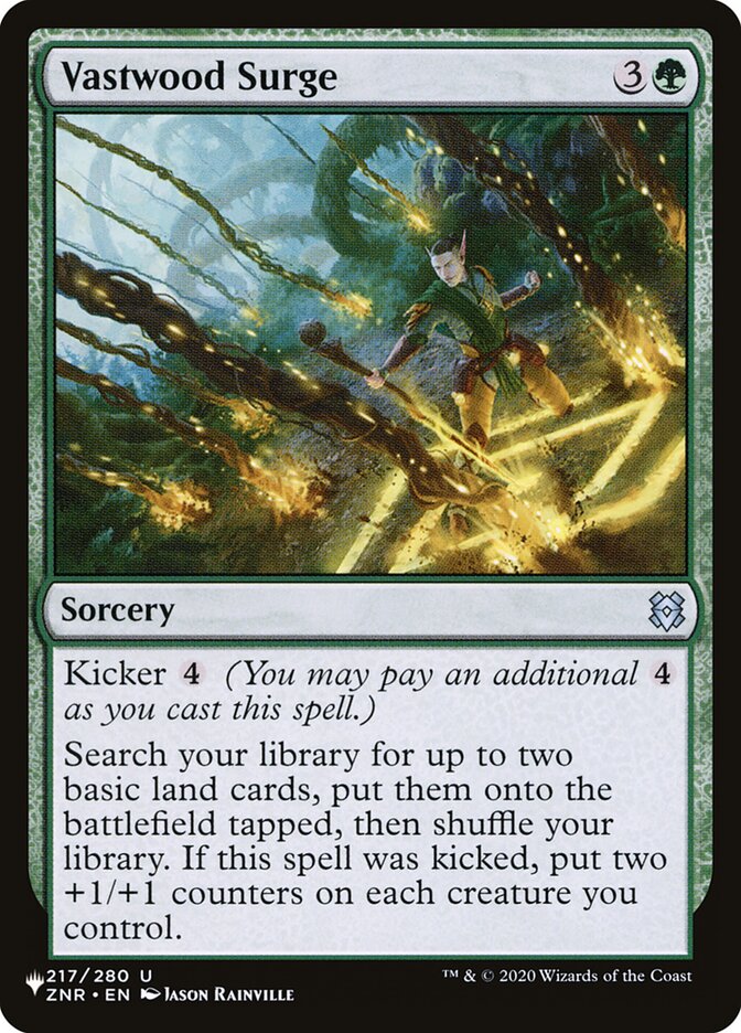 Vastwood Surge — The List (PLST) #ZNR-217