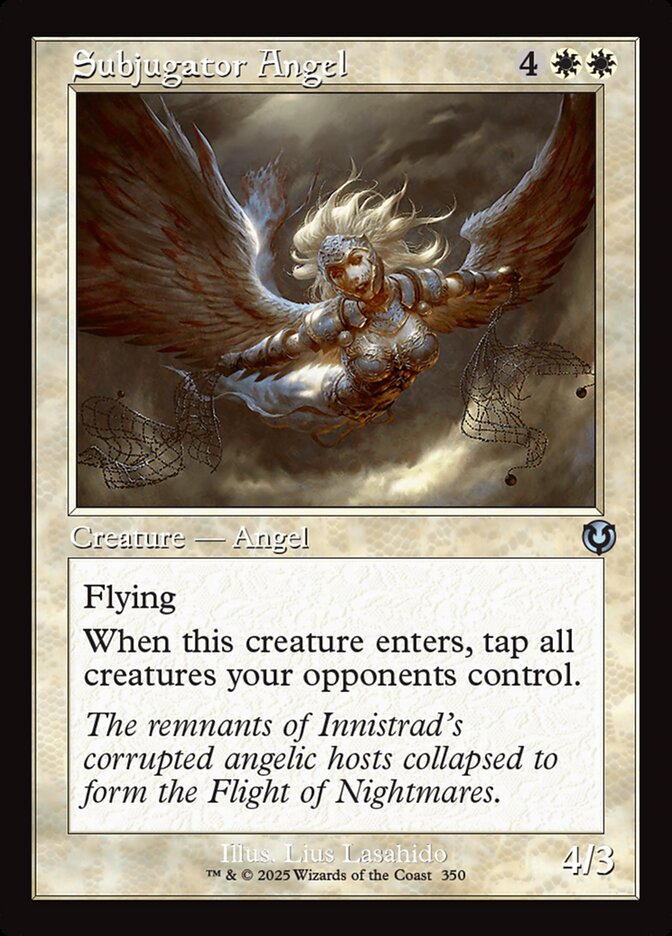 Subjugator Angel — Innistrad Remastered (INR) #350