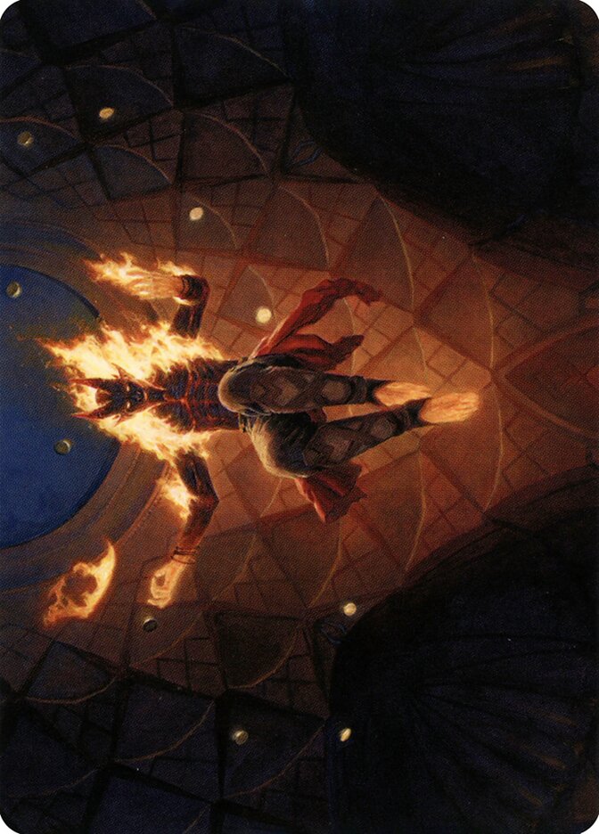 Yusri, Fortune's Flame // Yusri, Fortune's Flame — Modern Horizons 2 Art Series (AMH2) #60