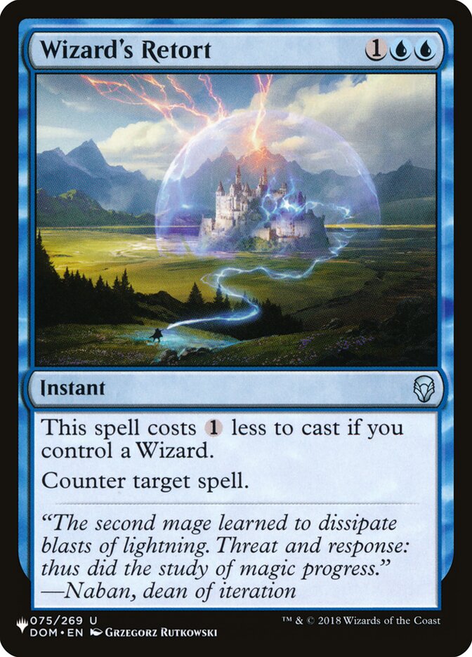 Wizard's Retort — The List (PLST) #DOM-75