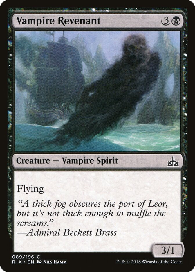 Vampire Revenant — Rivals of Ixalan (RIX) #89