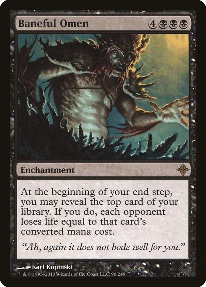Baneful Omen — Rise of the Eldrazi (ROE) #96