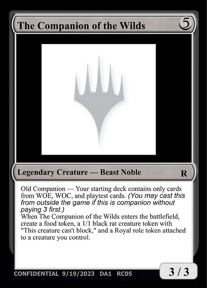 The Companion of the Wilds — Unknown Event (UNK) #RC05b